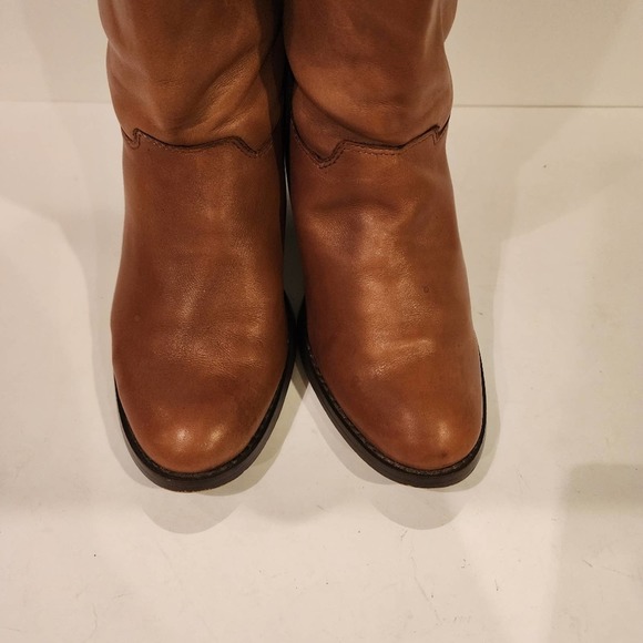FRANCO FORTINI "McKinley 2" Cognac Leather Western style booties SIZE 8M - Picture 12 of 16
